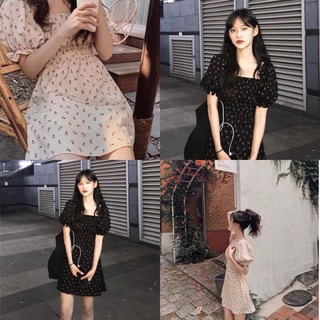 VÁY BABY DOLL HOA NHÍ BO CHUN NGỰC