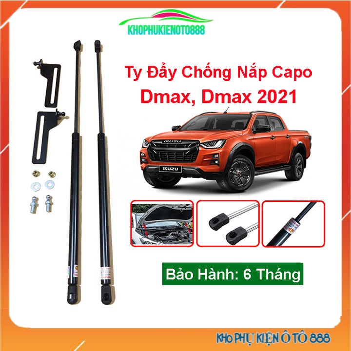 Ty capo Dmax D-Max 2021 hỗ trợ mở nắp ca pô tự động dễ dàng