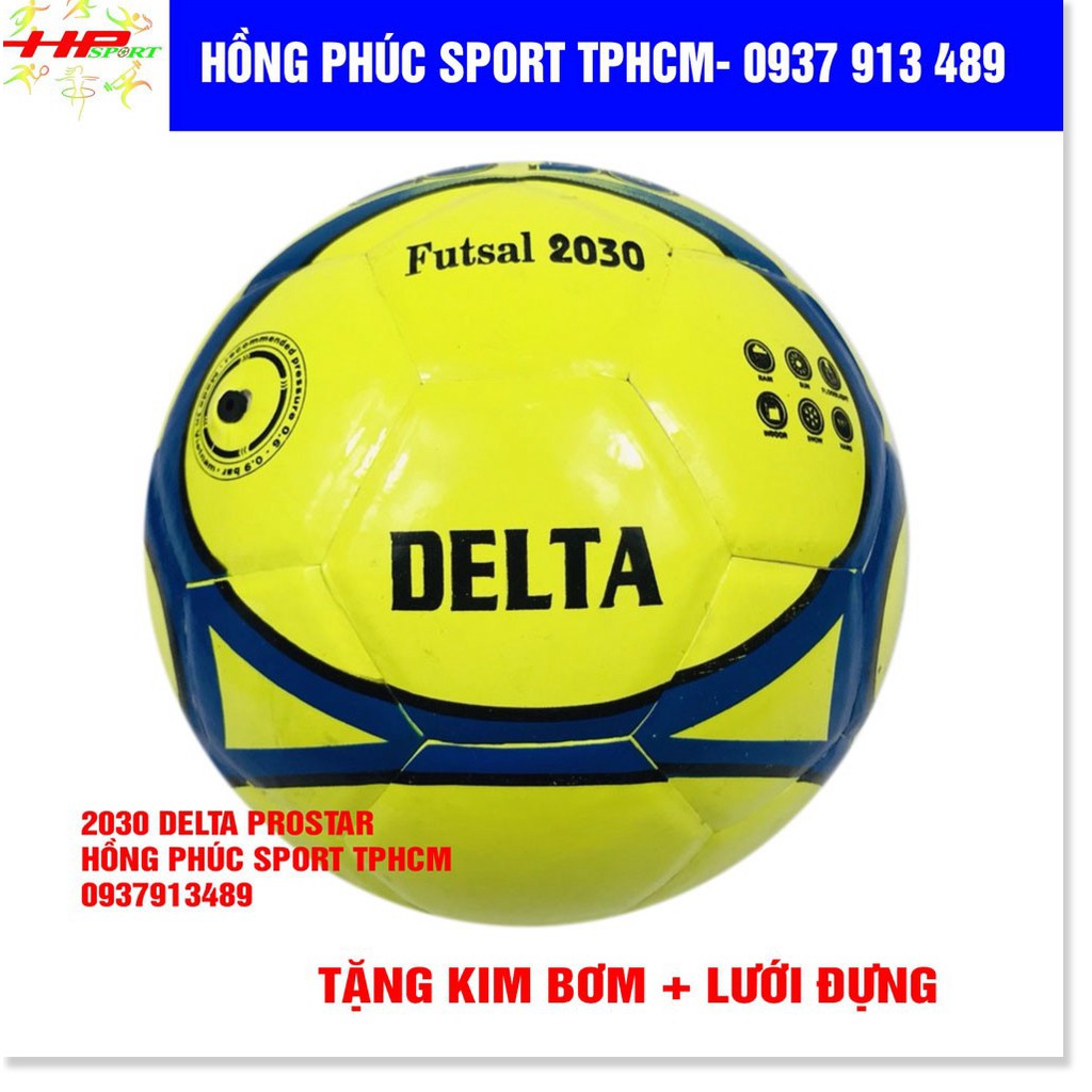 [SALE SỐC] Quả bóng đá futsal 2030 Delta Vàng ProStar sân cỏ nhân tạo chính hãng