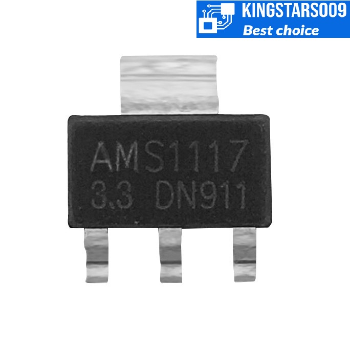 Set 5 IC ổn áp nguồn AMS1117 3.3V SOT-223