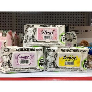 KHĂN GIẤY ƯỚT KHÁNG KHUẨN, TẮM KHÔ CHO CHÓ MÈO