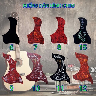 [15 MẪU] Miếng dán chống xước dán thùng đàn Guitar - trang trí đàn Guitar