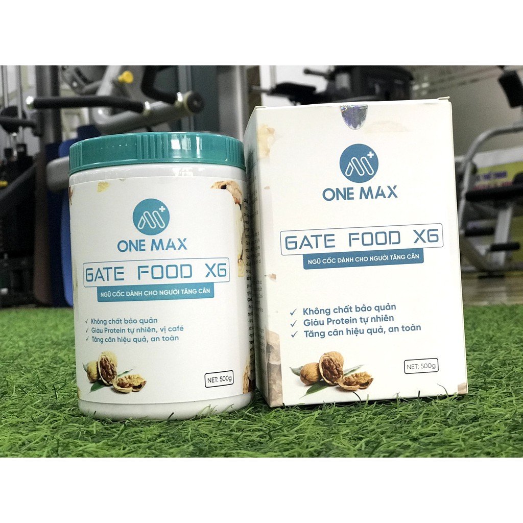 [Tặng bình lắc] Ngũ cốc dinh dưỡng GATE FOOD X6 hỗ trợ tăng cân (Tặng kèm hướng dẫn tập luyện và ăn uống khoa học)