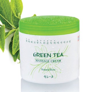 Kem massage trà xanh green tea massage mặt và body trong spa