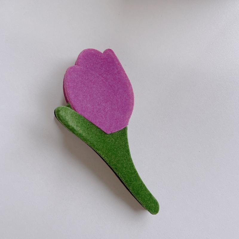 Kẹp Tóc Hoa Tulip Thời Trang Cho Nữ
