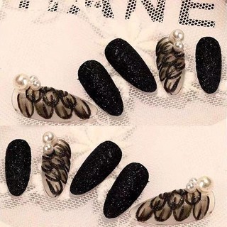 Cát Rắc Trắng Đen Trang Trí Móng