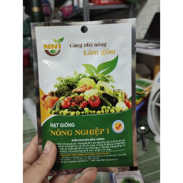 HẠT GIỐNG RAU THÌ LÀ 4 MÙA CAO SẢN 20G