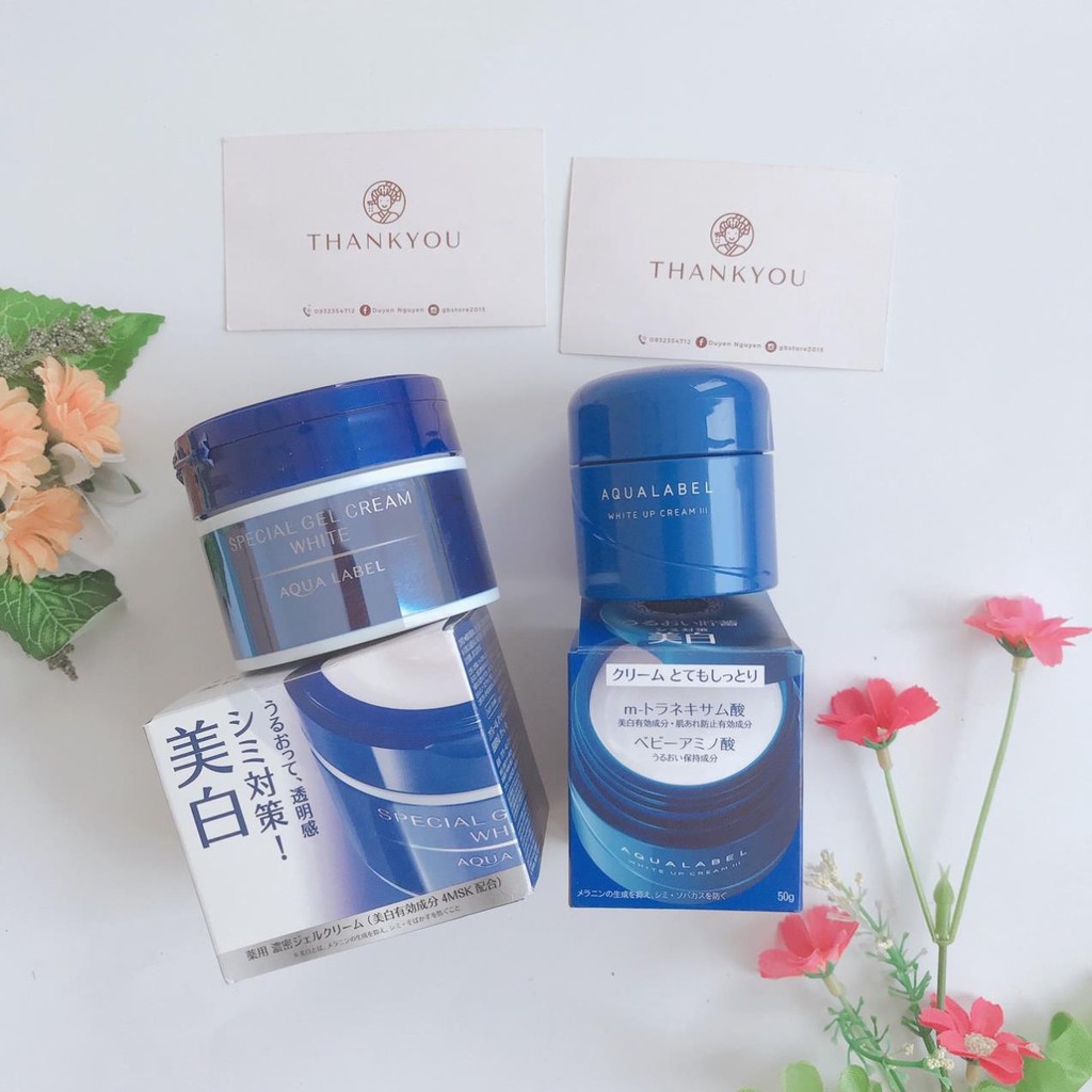 (Hàng Nhật giá tốt) Kem dưỡng dạng gel Shiseido Aqualabel Special Gel Cream màu xanh mẫu mới 2020 Nhật Bản