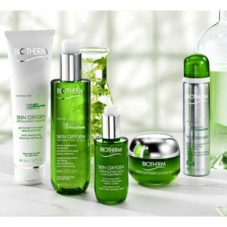Biotherm Skin Oxygen Lotion+Gel+Kem Đêm/Ngày SPF+Serum