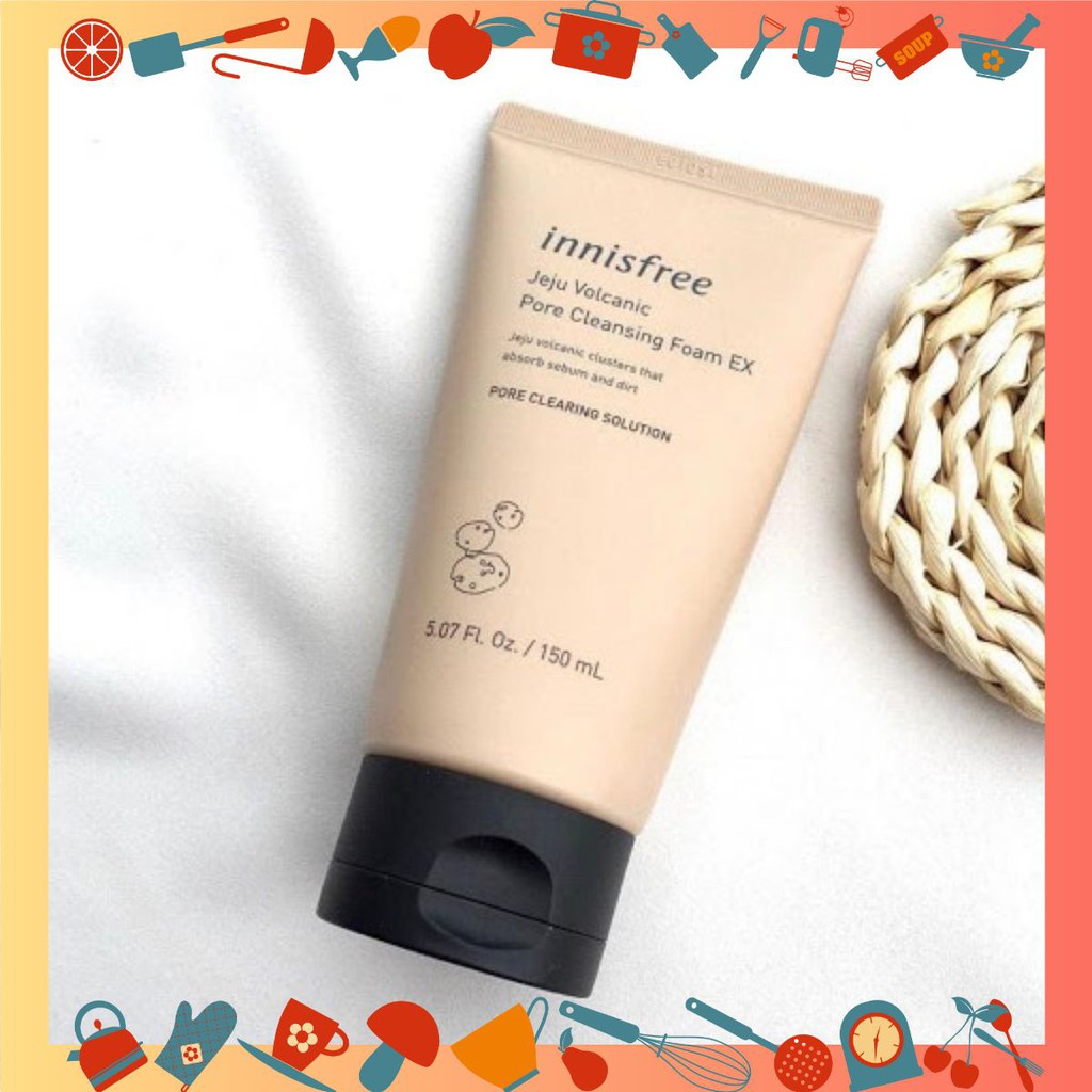 Sữa rửa mặt tro núi lửa Jeju volcanic pore cleasing foam 150ml [SALE HẾT CỠ]
