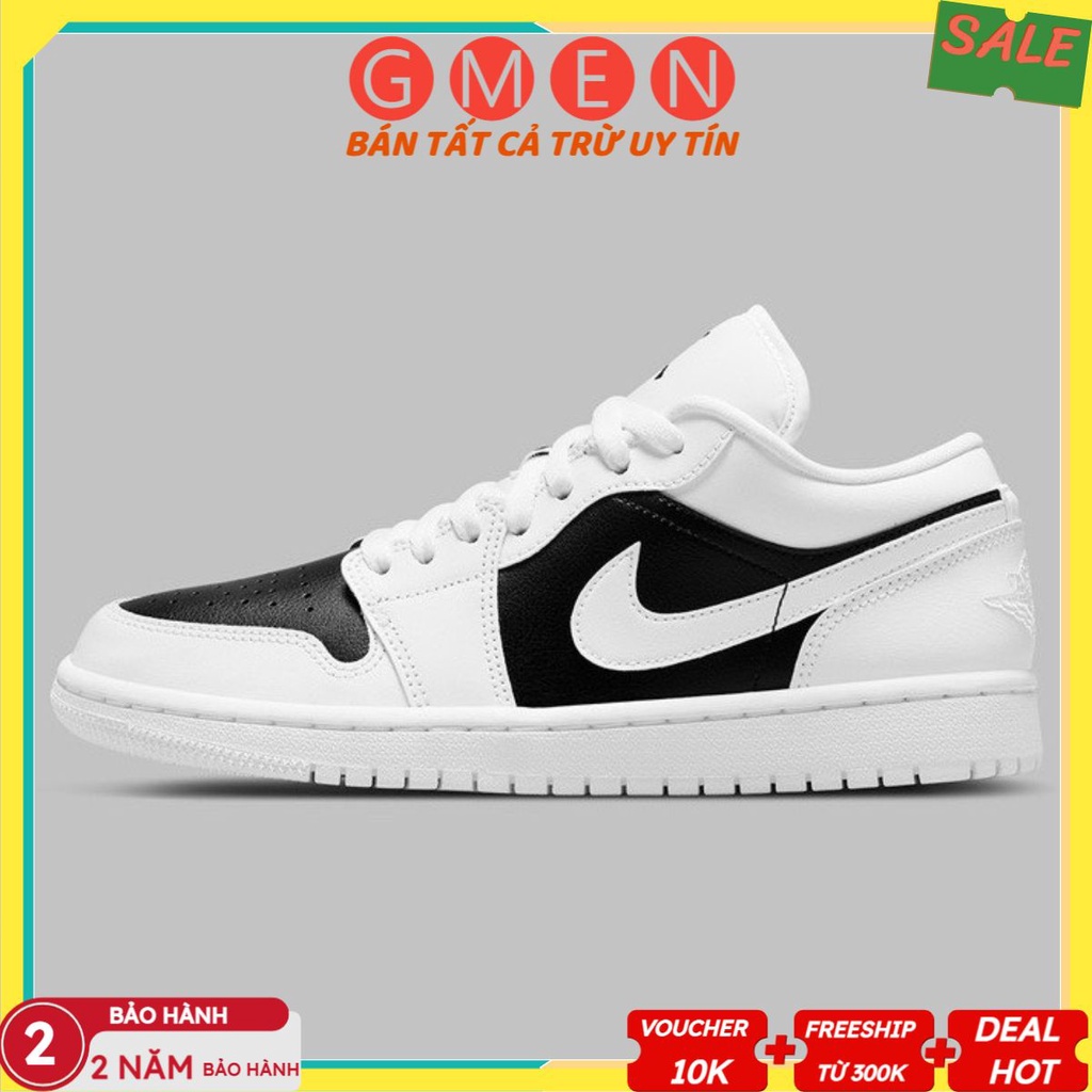 Giày thể thao JD trắng đen cổ thấp giày sneaker giày nam nữ cao cấp gmen_shop