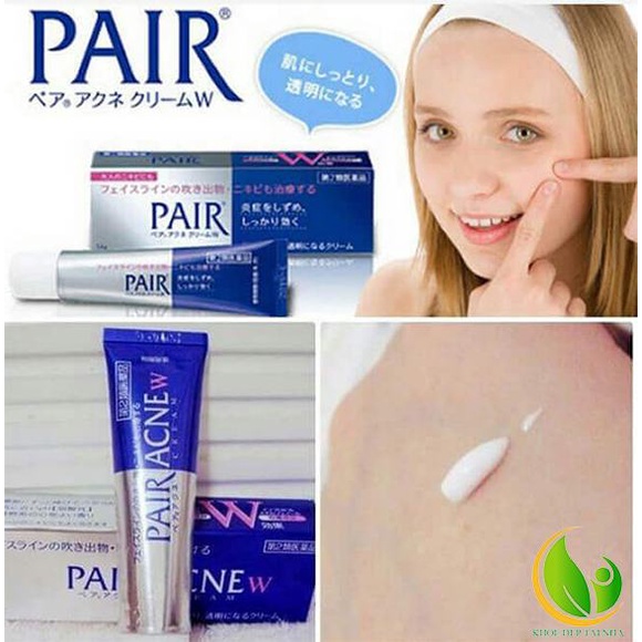 [NỘI ĐỊA NHẬT] Kem ngừa mụn Pair Acne W Cream Nhật Bản 24g