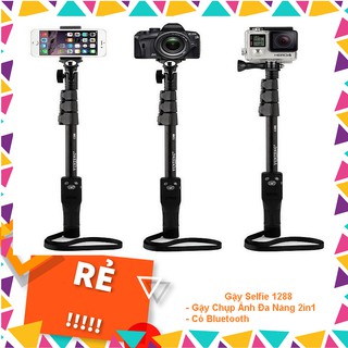 Gậy Selfie- Gậy Chụp Ảnh Đa Năng 2in1 Có Bluetooth YUNTENG 1288
