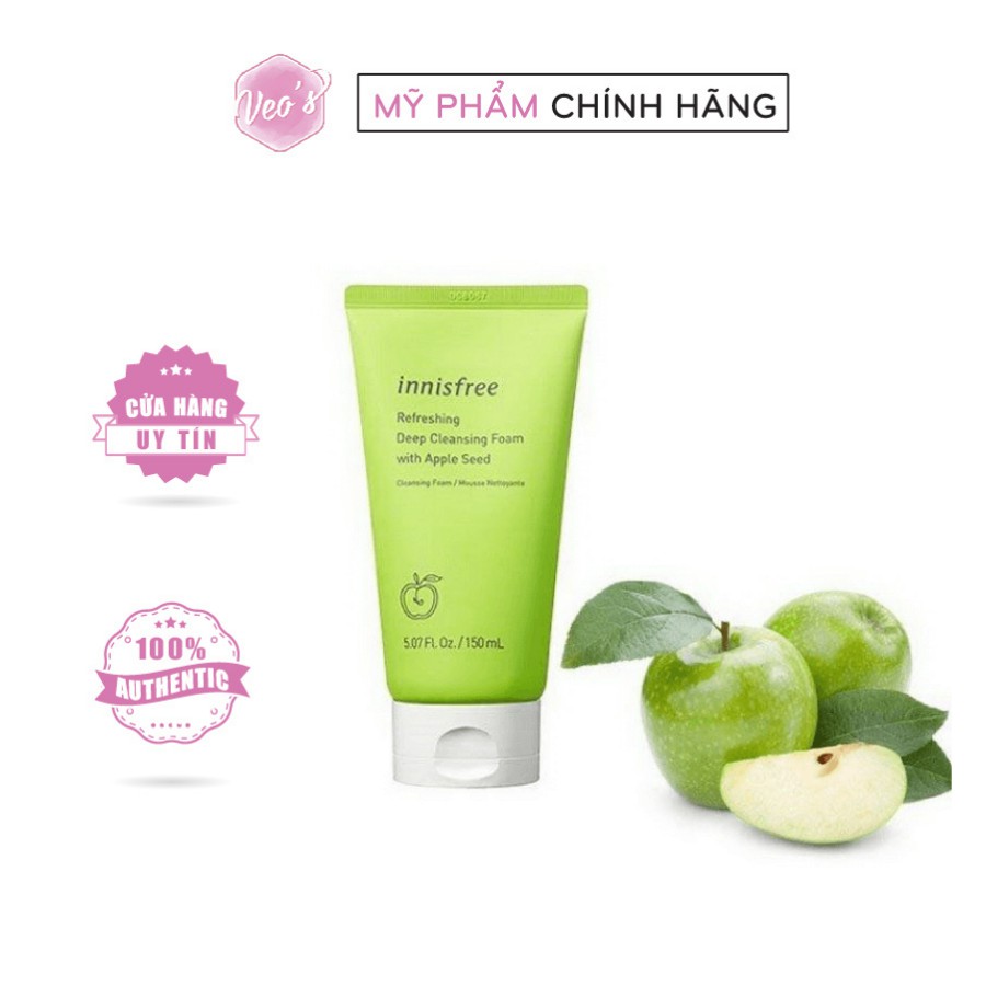 Sữa Rửa Mặt Innisfree Apple Seed Soft Cleansing Foam