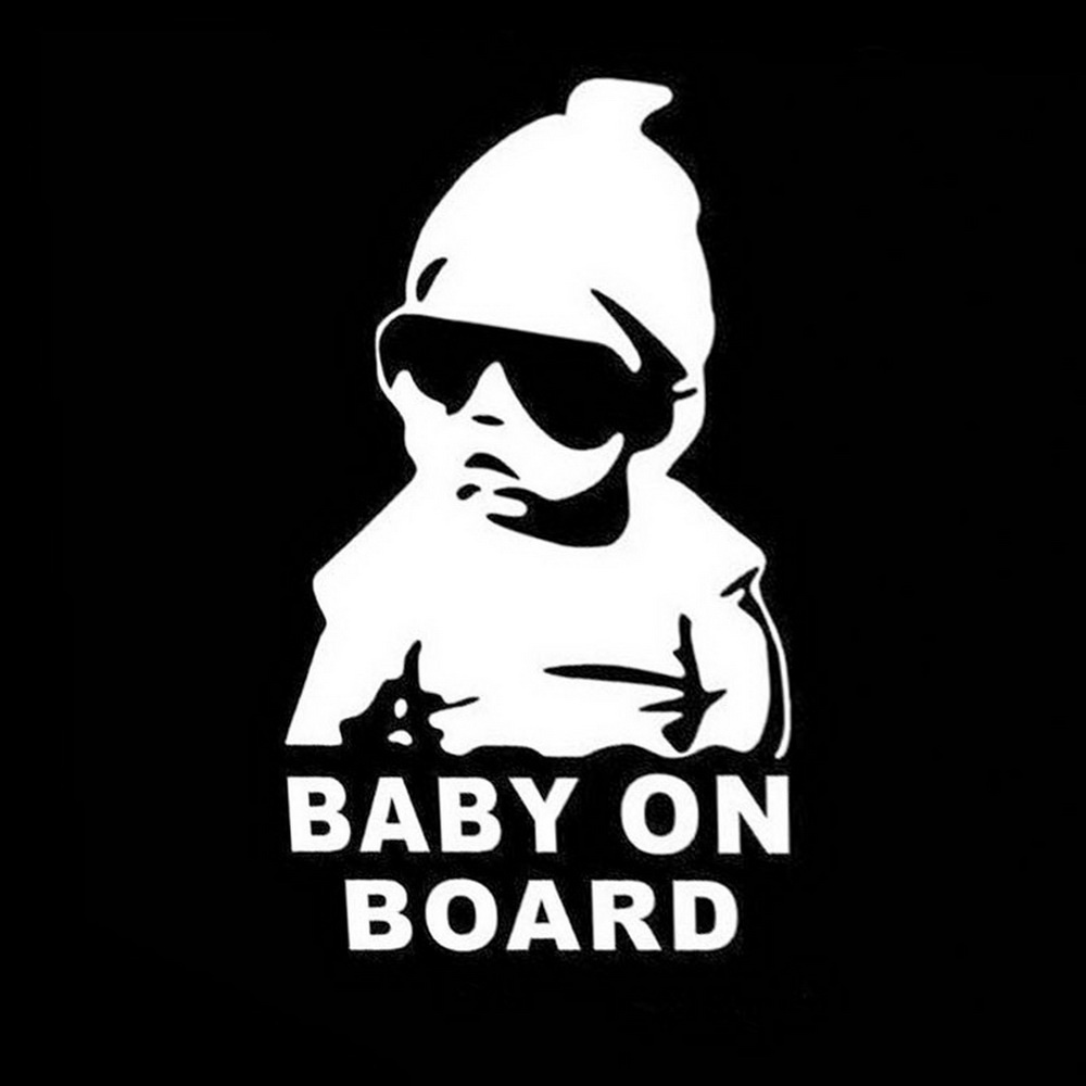 Set 20 Miếng Dán Trang Trí Xe Ô Tô Hình Em Bé Trên Bảng Chữ Baby On Board
