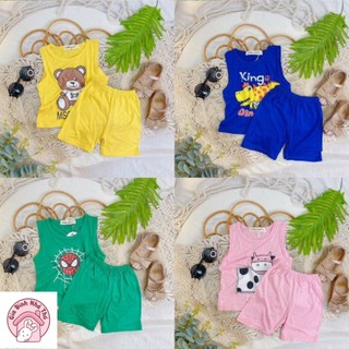 Sét đồ bộ minky mom mặc nhà, đi chơi, đi học cho bé trai bé gái