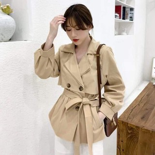 Áo trend coat dáng ngắn