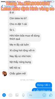 Latex định hình eo con kiến