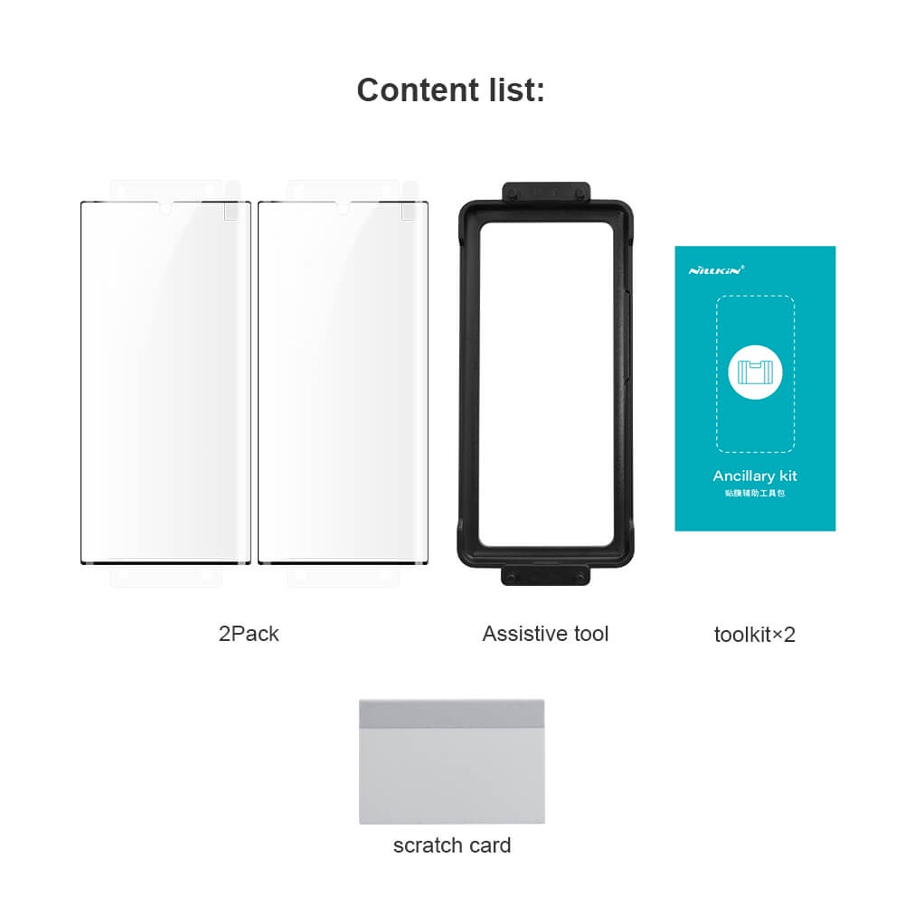 Tấm Dán Kính Cường Mềm Cho Samsung Galaxy S22 Ultra Chính Hãng Nillkin 9H Full Màn, Cảm Biến Vân Tay Siêu Âm, Siêu Nhạy