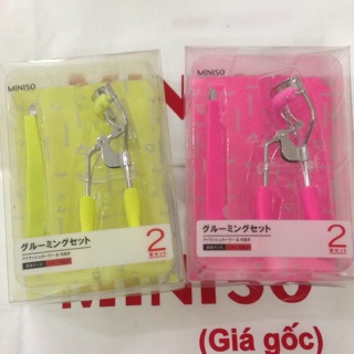Bộ kẹp mi và nhíp Miniso