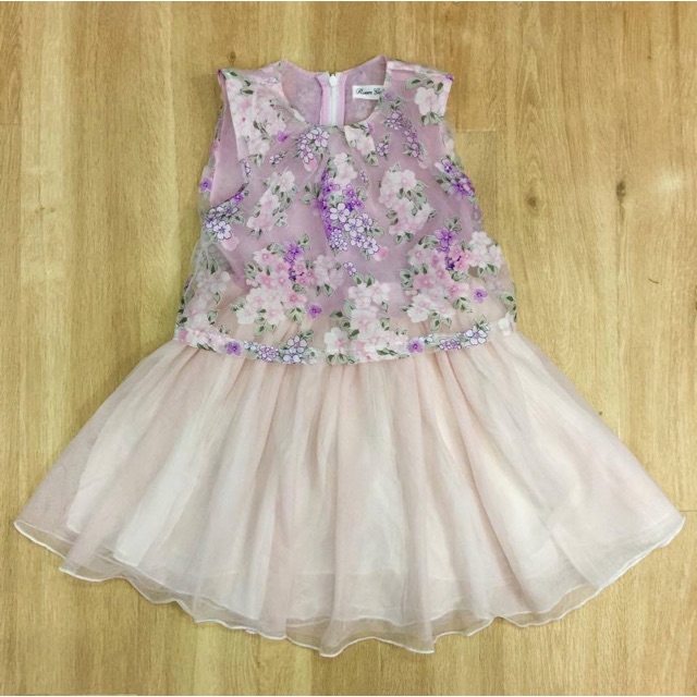 Đầm voan Roem xuất Hàn cực xinh sz 3-5T