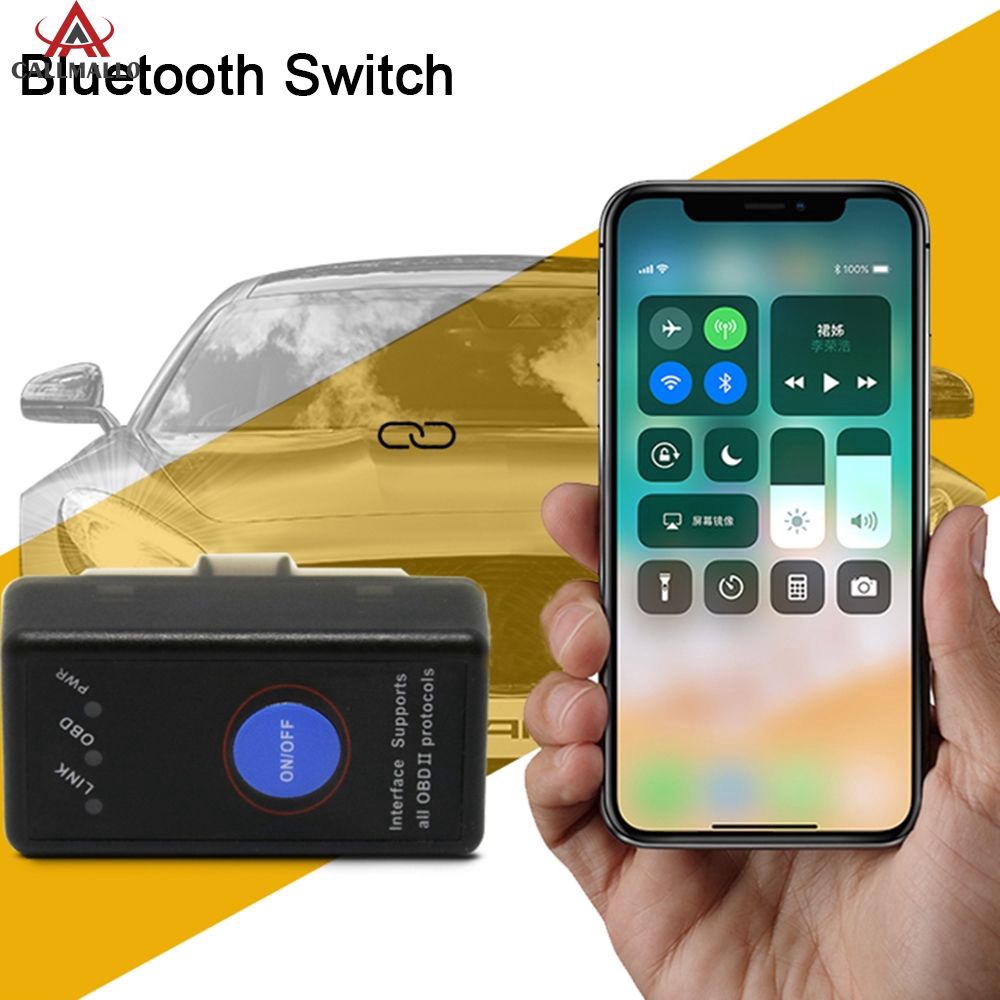 Máy đọc lỗi chẩn đoán xe hơi V06H4K-1 ELM327 Bluetooth V1.5 OBD2