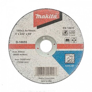 Đá mài cho kim loại Makita D-18655 - 100 x 2.5 x 16mm