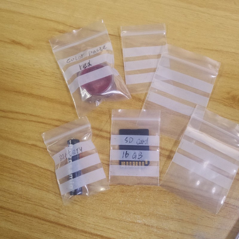 Set 100 Túi Zip Nhựa Nhỏ Có Thể Tái Sử Dụng