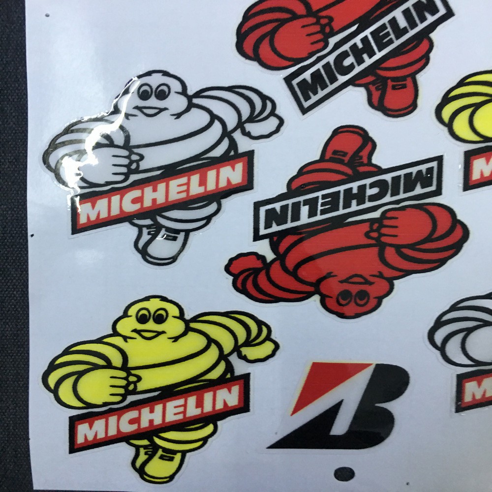 [SALE SỐC] Tem logo HÌNH NGƯỜI MICHELIN dán trang trí xe máy SIÊU ĐẸP (ĐỦ MÀU) (SIÊU RẺ)