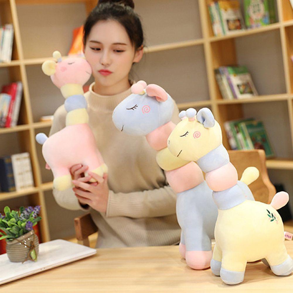 Hươu Cao Cổ Nhồi Bông Đồ Chơi Thiết Kế Kiểu Dáng Hoạt Hình Dễ Thương