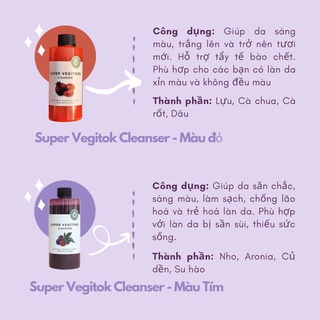 Sữa rửa mặt  SUPER VEGITOKS CLEANSER - WONDER BATH