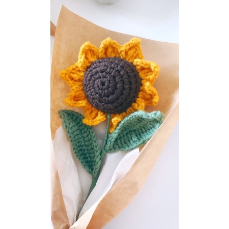 🔥Hàng có sẵn🔥 Bó hoa handmade bằng len