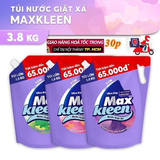 Túi Nước giặt xả Maxkleen 3,8kg hương nước hoa(đủ hương lựa chọn)