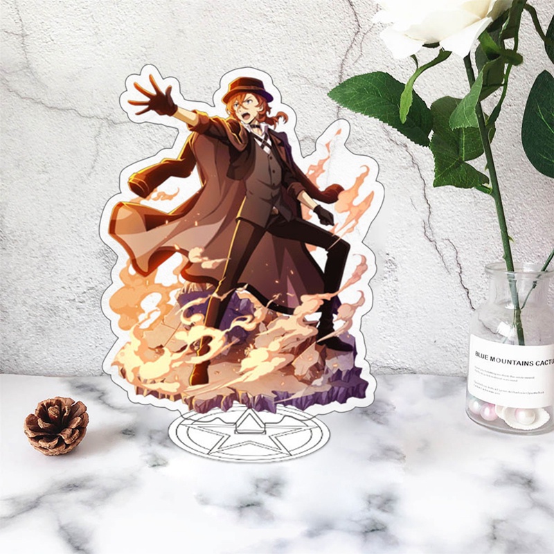 Mô Hình Nhân Vật Dazai Chuuya Mini Dễ Thương Dùng Trang Trí