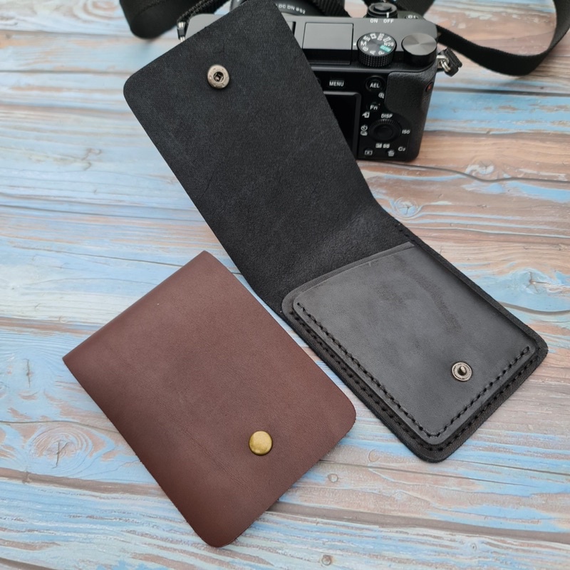 Ví sen 3 da bò cao cấp WEMODA chất liệu da thật bảo hành 24 tháng full hộp