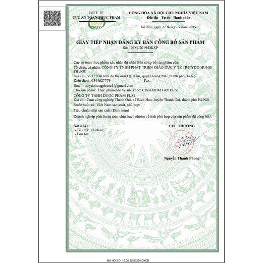 Có quà - Cinamom Gold - Thảo dược cho trẻ nôn trớ