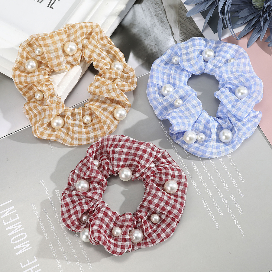 Dây Buộc Tóc Đính Ngọc Trai Xinh Xắn Dành Cho Nữ