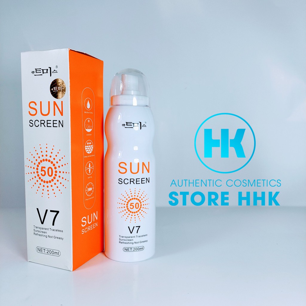 Chống nắng dạng xịt V7 Sun SCreen