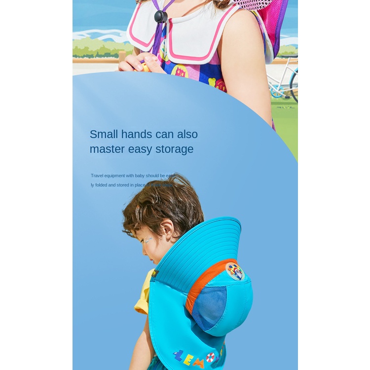 Mũ chống nắng Lemonkid vành lớn chống nắng tia cực tím dùng đi biển mùa hè cho bé trai và bé gái