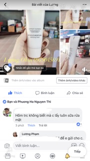 Sữa rửa mặt ohui hồng