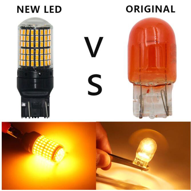Set 1/ 2 đèn LED tín hiệu Lymoyo 1156 BA15S/ T20 7440/ 1156 BAU15S cho xe hơi