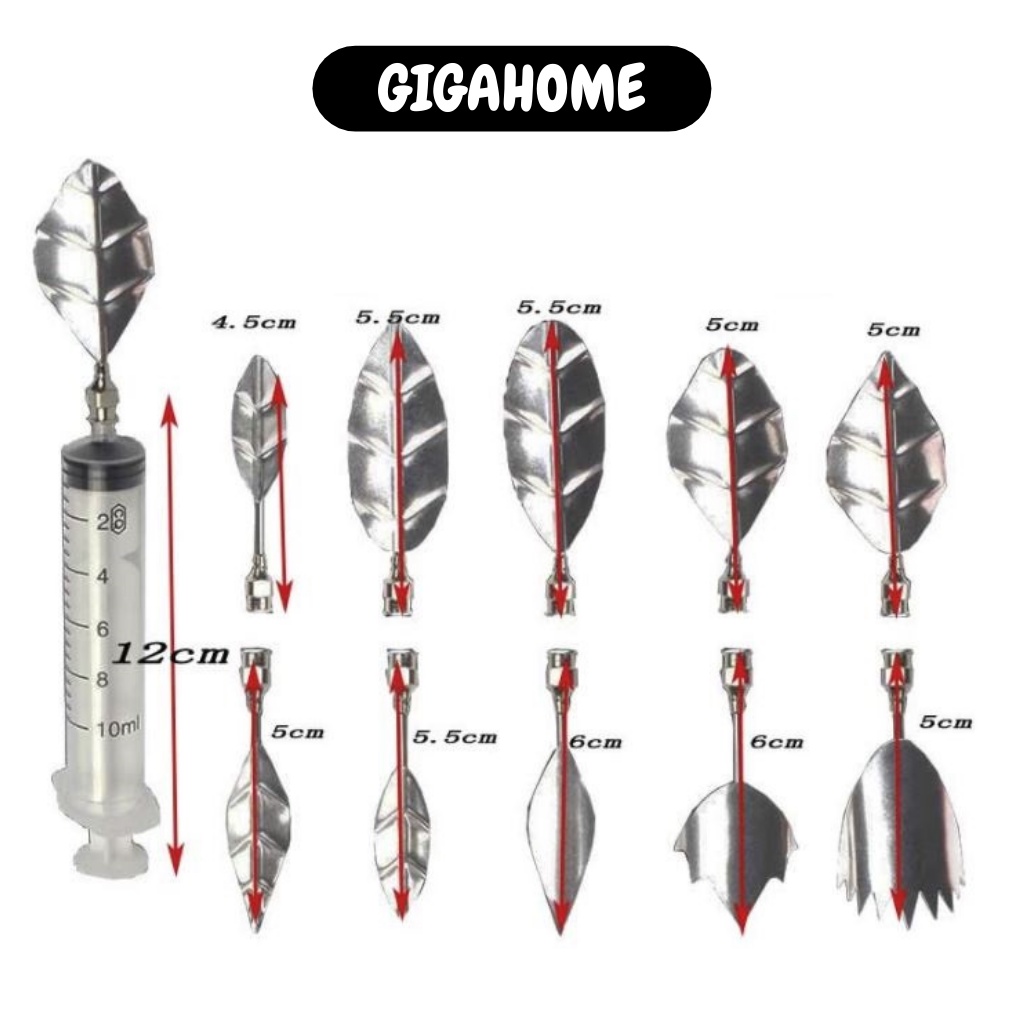 Bộ 10 Kim Làm Thạch Rau Câu 3D GIGAHOME Bằng Thép Không Gỉ 5310