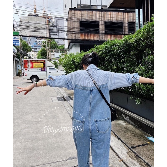 Jum jean phối sơ mi