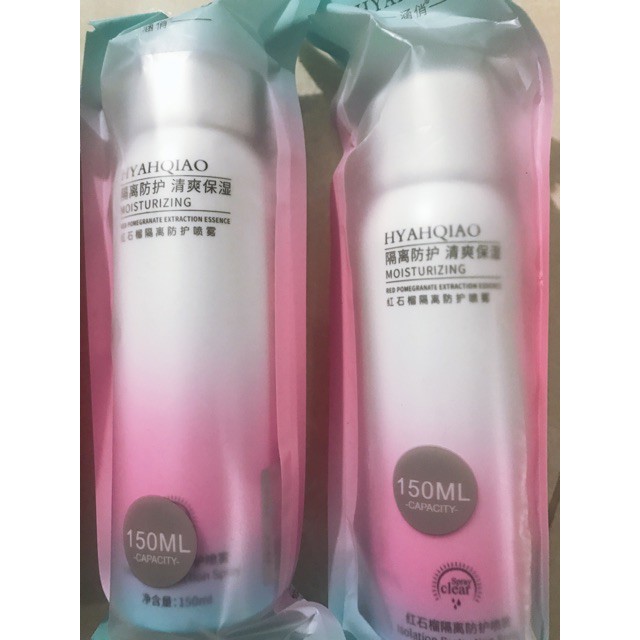 [Mã MASK2610K giảm 10K đơn từ 50K] Xịt chống nắng bảo vệ tốt cho làn da HYAHQIAO 150ml | BigBuy360 - bigbuy360.vn