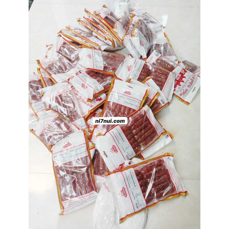 Lạp xưởng bò Siem Reap Campuchia 500g-180k