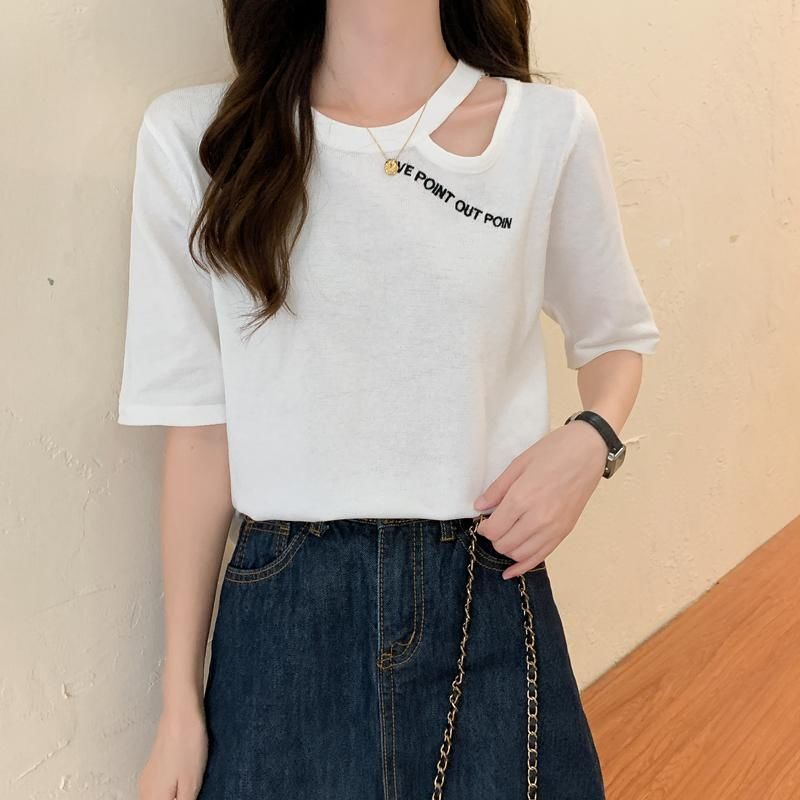 Áo Thun NgắN Tay Kẻ SọC Đơn GiảN Cho Nữ JL-TX-268