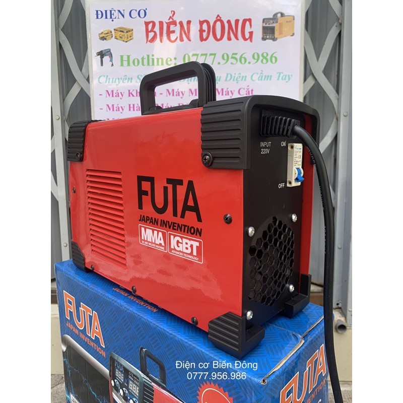 Máy Hàn điện tử  FREESHIP  Tặng Bó 20 que Hàn que chấm boong 4 ly Máy Hàn điện tử FUTA MMA-250S đỏ có INVETER mới