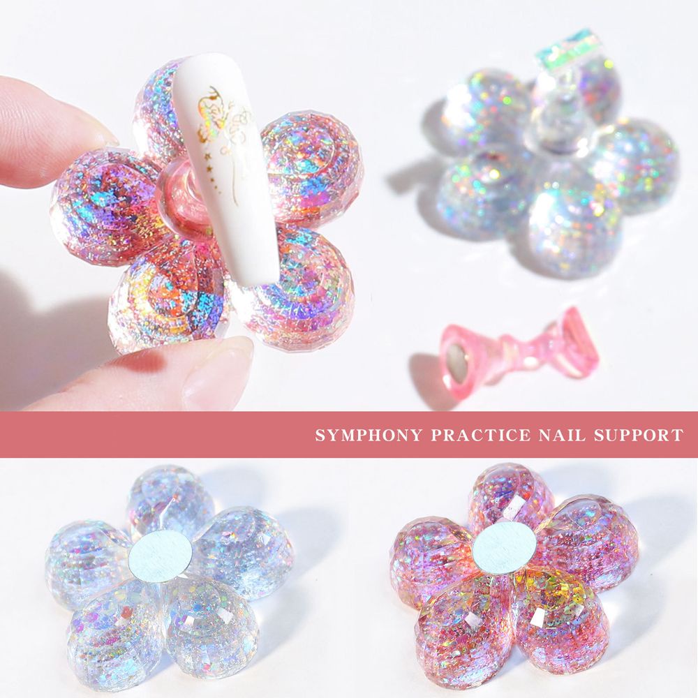 [Hàng mới về] Giá đỡ trưng bày móng tay nghệ thuật nam châm có miếng móng giả phong cách Nhật Bản tiện lợi