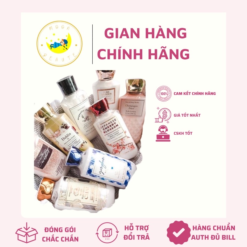 Kem dưỡng thể Bath and Body Works body lotion cấp ẩm, làm mềm da cơ thể