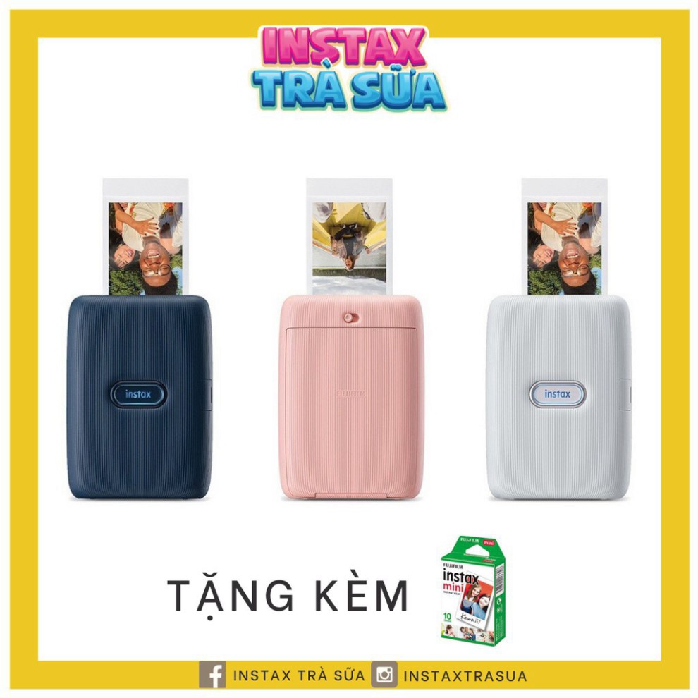 SD4 NDA MÁY IN ẢNH LẤY LIỀN INSTAX MINI LINK - Chính Hãng tặng kèm 1 hộp film 10 tấm 50 SD4